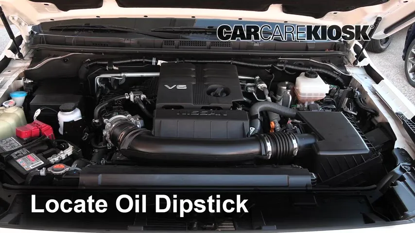 2022 Nissan Frontier SV 3.8L V6 Huile Vérifier le niveau de l'huile